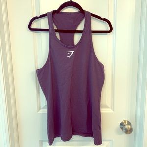Gymshark, men’s stringer tank top, medium, purple